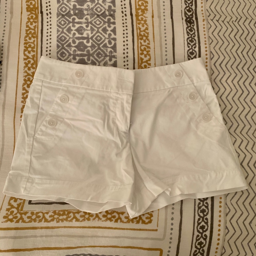 Loft White Riviera Shorts